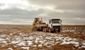 Truck, road tractor. Royalty Free Stock Photo