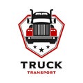 Truck shield logo