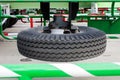 Truck spare wheel tire