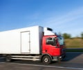 Truck speed Royalty Free Stock Photo