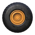 Truck tire isolated