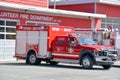 Truck of Tofino Volunteer Fire Department Royalty Free Stock Photo