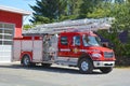 Truck of Tofino Volunteer Fire Department Royalty Free Stock Photo