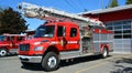 Truck of Tofino Volunteer Fire Department Royalty Free Stock Photo