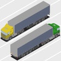 Truck with trailer for Isometric world