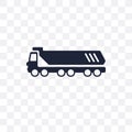 Truck transparent icon. Truck symbol design from Transportation