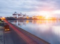 Truck transport container Royalty Free Stock Photo