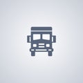 Truck, Transport, vector best flat icon Royalty Free Stock Photo