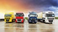 Truck, transportation, Freight cargo transport, Shipping Royalty Free Stock Photo