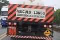 truck transporting dangerous cargo on highway