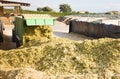 Harvesting of silage Royalty Free Stock Photo