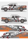 Truck and vehicle decal Graphics Kits design Royalty Free Stock Photo