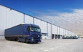 Truck, warehouse building Royalty Free Stock Photo