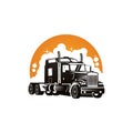 Truck wash Vector template