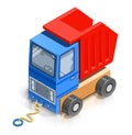 Truck. wooden toy