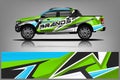 Truck wrap design. Wrap,decal design for company. Vector format - Vector