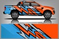 Truck wrap design. Wrap, sticker and decal design