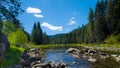 Truckee River Rafting Royalty Free Stock Photo