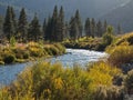 The Truckee River west of Reno, Nevada