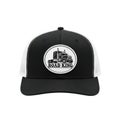 Trucker hat with road king logo on isolated on white background Royalty Free Stock Photo
