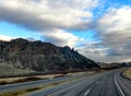 Trucker's View Royalty Free Stock Photo