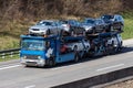 Trucks on the highway