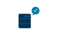 True data icon. Simple element illustration. True data concept symbol design. Can be used for web and mobile Royalty Free Stock Photo