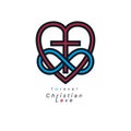 True Infinite Christian Love and Belief in God, vector creative