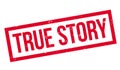 True Story rubber stamp Royalty Free Stock Photo