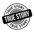 True Story rubber stamp Royalty Free Stock Photo