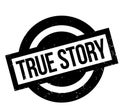 True Story rubber stamp Royalty Free Stock Photo