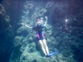 True underwater exploration in apnea