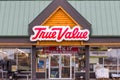 True Value Hardware Store Exterior and Logo