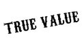 True Value rubber stamp