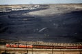 Coal industry in Kazakstan is the biggest in the world Royalty Free Stock Photo