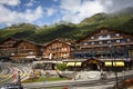 Houses in Verbier in Switzerland.