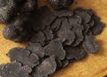 TRUFFE NOIRE tuber melanosporum Royalty Free Stock Photo