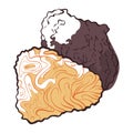 Truffle mushroom icon, natural fresh gourmet fungus