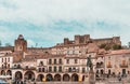 Francisco Pizarro statue in the main square of Trujillo, Caceres, Extremadura, Spain