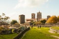 Towers of the Church of Santa Maria la Mayor in Trujillo Royalty Free Stock Photo