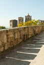 Towers of the Church of Santa Maria la Mayor in Trujillo Royalty Free Stock Photo