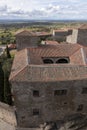 Trujillo, spain: panoramic view overlooking historic rooftops and vast landscape Royalty Free Stock Photo