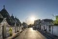 Trulli of Alberobello. View of Trulli houses .The traditional Trulli houses in Alberobello city, Puglia, Italy - Immagine