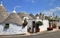 Trulli houses Royalty Free Stock Photo