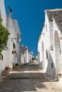 Trulli houses. Alberobello. Puglia. Italy. Royalty Free Stock Photo