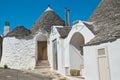 Trulli houses. Alberobello. Puglia. Italy. Royalty Free Stock Photo