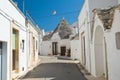 Trulli houses. Alberobello. Puglia. Italy. Royalty Free Stock Photo