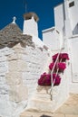 Trulli houses. Alberobello. Puglia. Italy. Royalty Free Stock Photo