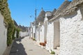 Trulli houses. Alberobello. Puglia. Italy. Royalty Free Stock Photo