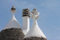 Trulli roofs in Alberobello, Italy